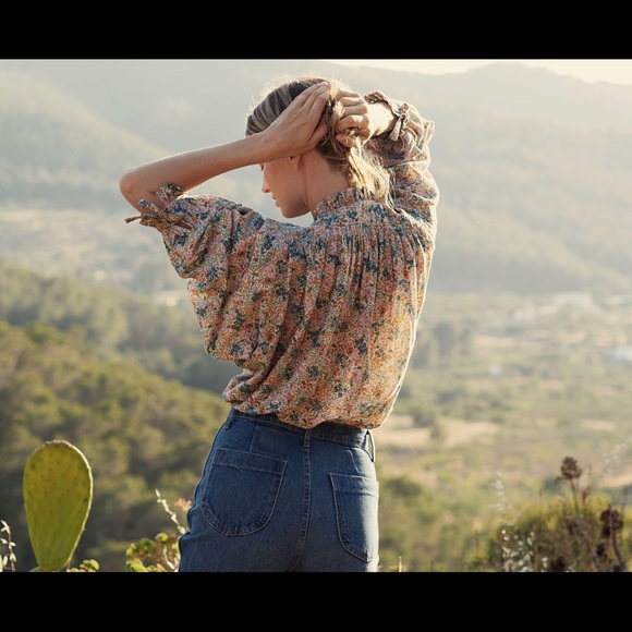 Doen Rose Top in Lady Bird Floral XXS - Picture 2 of 9
